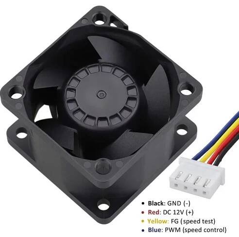Ventilátor 40x40x28mm, 12V DC