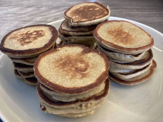Pfannkuchen, vollwertig und trotzdem lecker • Endlich zuckerfrei!