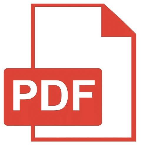 A document with the word pdf on it.