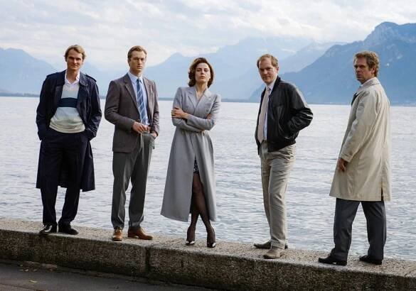 Der Fall Barschel - Promo - Fabian Hinrichs, Alexander Fehling, Antje Traue, Godehard Giese, Matthias Matschke