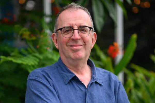 Richard Coles in Australia before entering the 