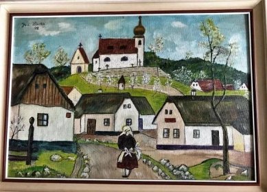 Josef Lada - Krásný obraz z domácí sbírky - Umění