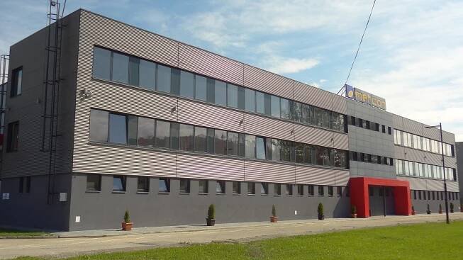 Fasáda - výrobní hala a administrativní budova Závadka nad Hronom - AVG group a.s.