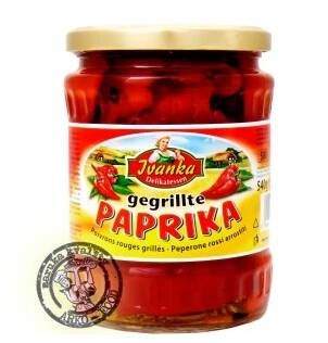 Grilovaná červená paprika v nálevu 580g Ivanka