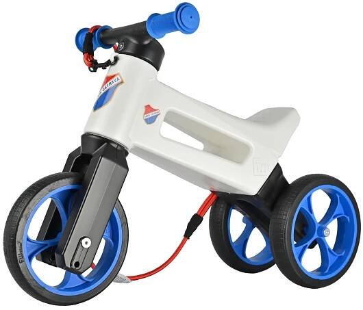 Odrážedlo FUNNY WHEELS Rider SuperSport 2v1 Baník Ostrava s popruhem a tichými koly