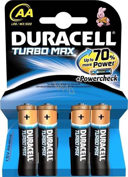 Duracell Turbo Max baterie AA LR6/MX1500 4 kusy - VMD drogerie a parfumerie
