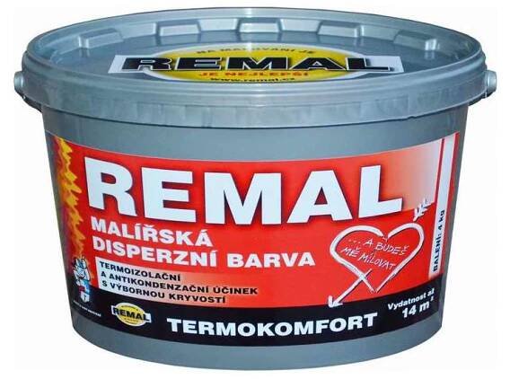 Remal Termokomfort 4 kg * Malířský nátěr s termoizolačním a antikondenzačním účinkem. 1