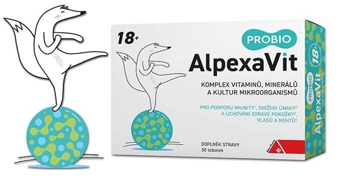 AlpexaVit PROBIO 18+ cps.30 - skladem
