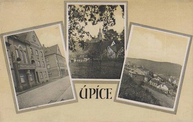 Úpíce - Pohlednice místopis