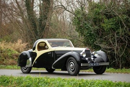 A 1936 Bugatti Type 57 Atalante Sunroof Coupe will also be up for auction the same day by Bonhams Cars
