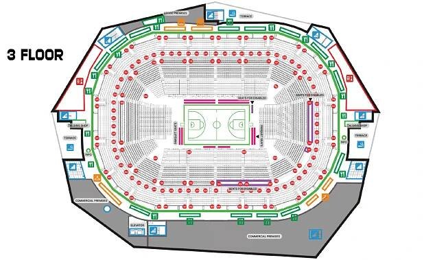 Arena maps | Zalgirio Arena