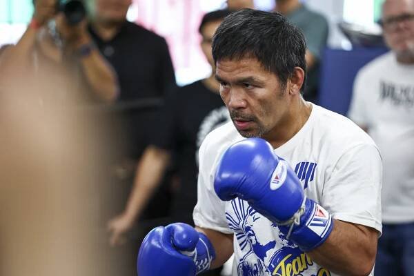 Manny Pacquiao hears the concerns about fighting again, but he's back at 46 anyway