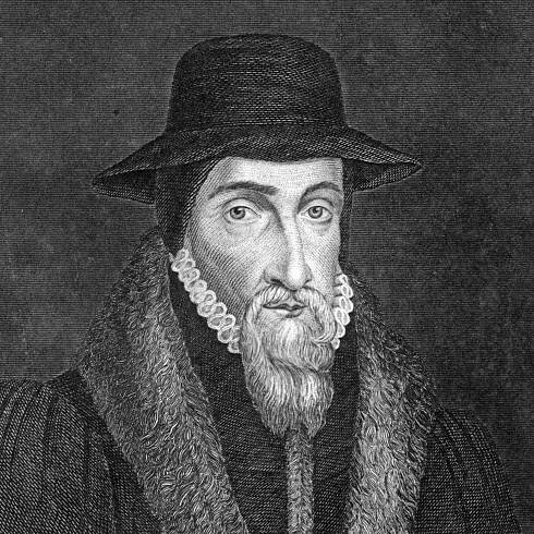 Portrait of John Foxe (1516-1587).