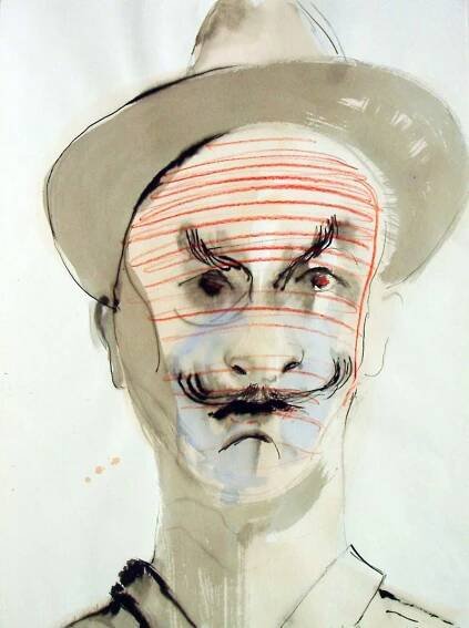 Klaus Becker – Watercolour – 5 – 107×177 cm