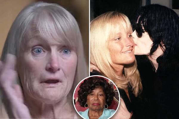 Debbie Rowe is speaking out about Michael Jackson's prescription painkiller addiction in a new TMZ documentary (left). Her appearance has reportedly battled Jackson's mom, Katherine (inset) and other members of the famous family.