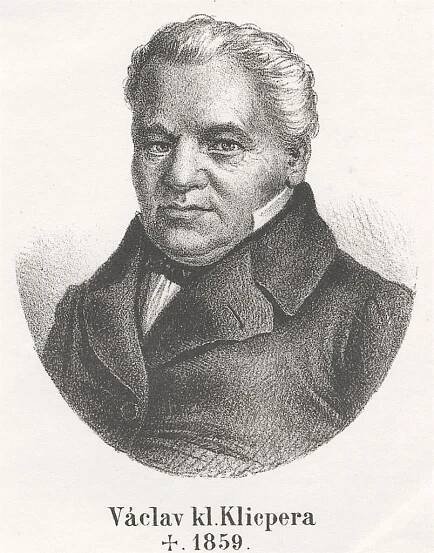 Václav Kl. Klicpera, litografie, (1870)