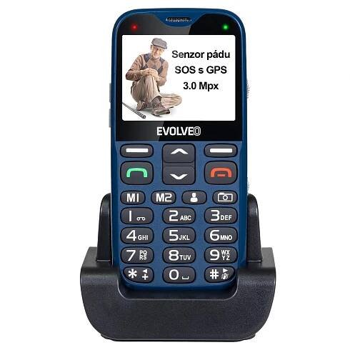 Mobilní telefon pro seniory EVOLVEO EasyPhone XG EP-650-XGL modrý (blu | kak.cz