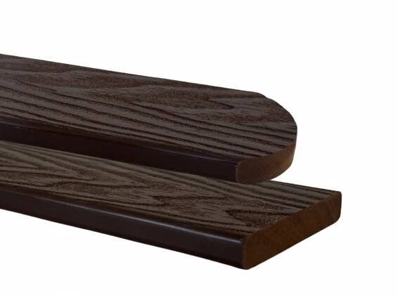 Gutta Guttafence WPC 3D s půlkulatou hlavou 71 x 11 x 1000 mm