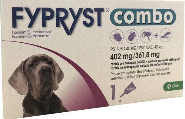 Fypryst Combo Spot-on Dog XL nad 40 kg 1 x 4,02 ml