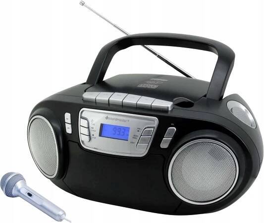 Boombox Radio Megnetofon Karaoke CD MP3 Soundmaster SCD5800SW LED Nahrává EAN (GTIN) 4005425009979