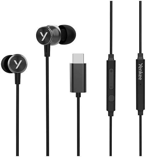 Drátová sluchátka USB-C s mikrofonem