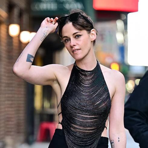 Kristen Stewart's Sheer Halter Top Is So Y2K-Coded