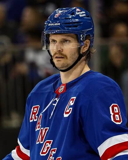 Rangers trade captain Jacob Trouba to Ducks