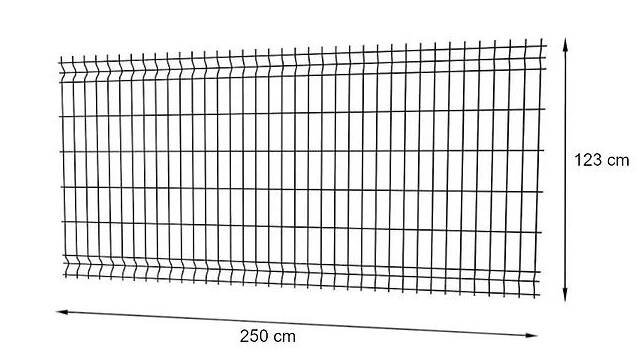 PLOTOVÝ PANEL 3D 250 X 123 CM – POZINK