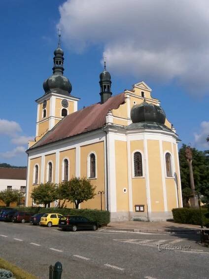Kostel sv. Jakuba (Úpice, 6.7.2017)