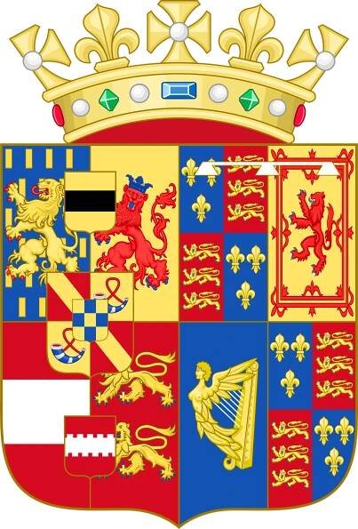 Súbor:Coat of arms of William and Mary as Prince and Princess of Orange.svg – Wikipédia