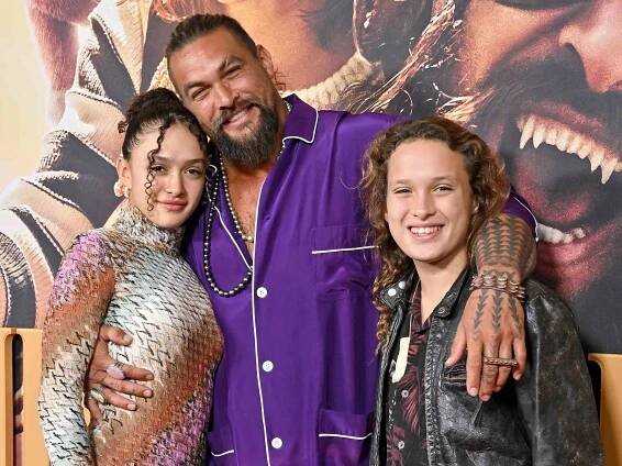 Jason Momoa Jokes He's 'Probably Losing Cool Factor Daily' with His Two Teenagers (Exclusive)