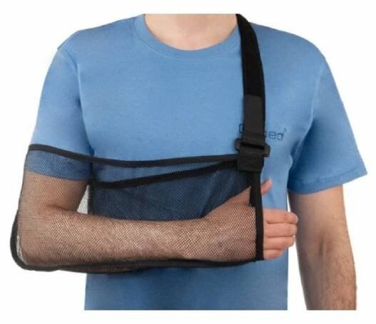 QMED MESH SING Stabilizační síťový závěs na ruku, vel. S M