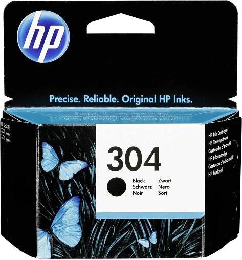 HP N9K06AE Inkoustová kazeta černé barvy č. 304