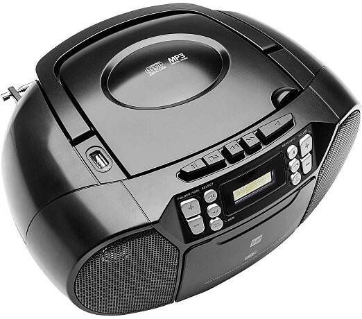 Dual DAB-P 210 CD-rádio DAB+, FM AUX, CD, kazeta černá : Půhy.cz