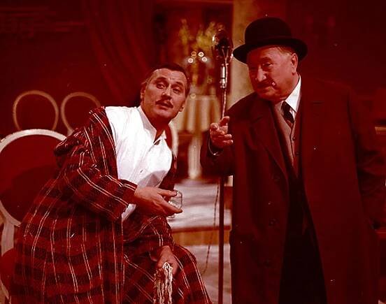 Vražda v hotelu Excelsior - Z filmu - Josef Langmiler, Jaroslav Marvan