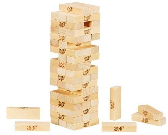 Dřevěná dovednostní hra Jenga - Hasbro - NAAU CZ