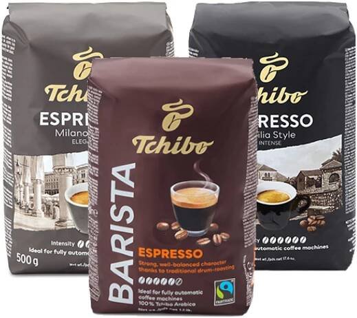 Zrnkové kávy Tchibo Espresso v akci levně | Kupi.cz