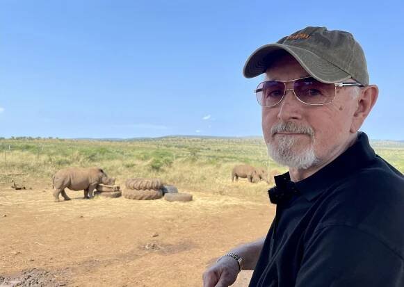 Peter Egan - Helping Rhinos