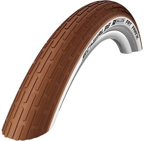 Schwalbe Fat Frank 29x2,00" MTB plášť drát Brown-WhiteWall