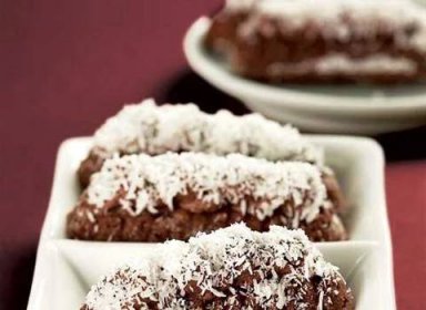 Čokoládovo-kokosové tyčinky hrnkové
