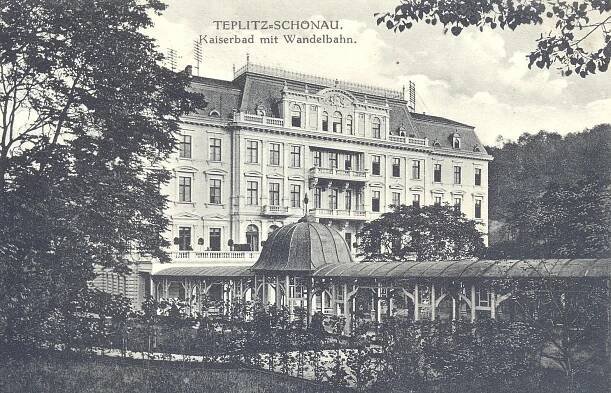 ČR pohl. MF 1913, Teplice, Císařské lázně
