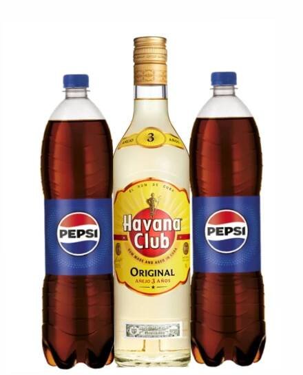 Havana Club 3YO 1l + 2x Pepsi 1,5l