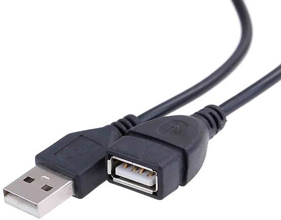 USB 2.0 prodlužovací napájecí kabel, USB A male / A female, délka: 2m