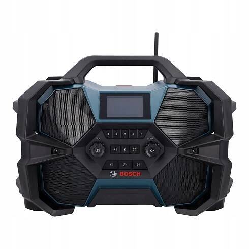 Stavební rádio 12V 18V 230V Bluetooth nabíječka DAB+ BOSCH GPB 18VH-6 SRC Obsahuje baterie ano