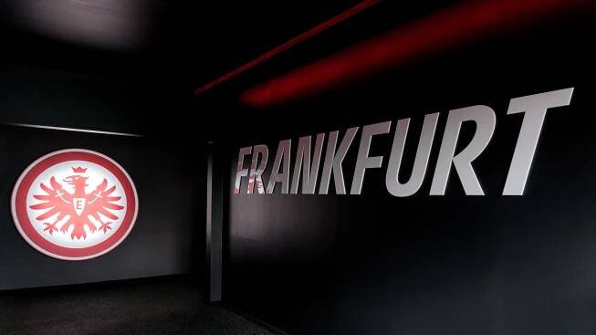 Spielertunnel Eintracht Frankfurt