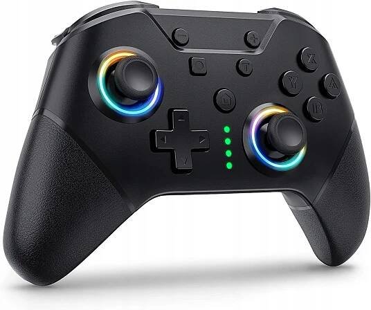 Bezdrátový ovladač pro konzoli Nintendo Switch, černý