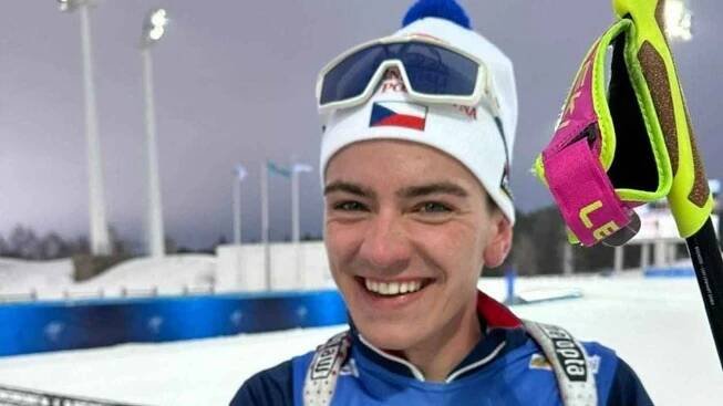 Biatlonista Ondřej Mánek zakončil juniorskou kategorii na výbornou