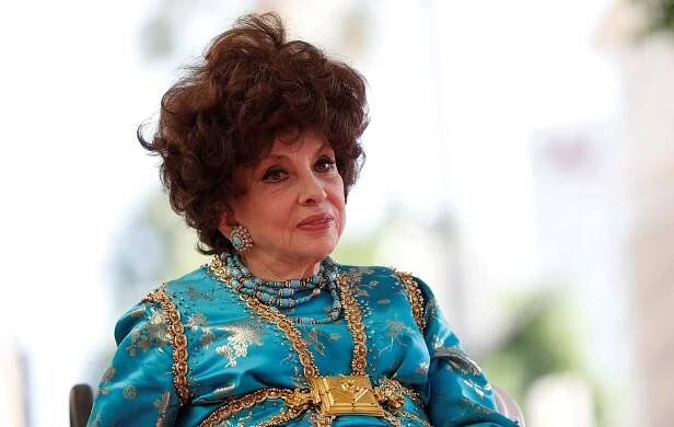 Italian actor Lollobrigida attends the unveiling of her star on the Hollywood Walk of Fame in Los Angeles