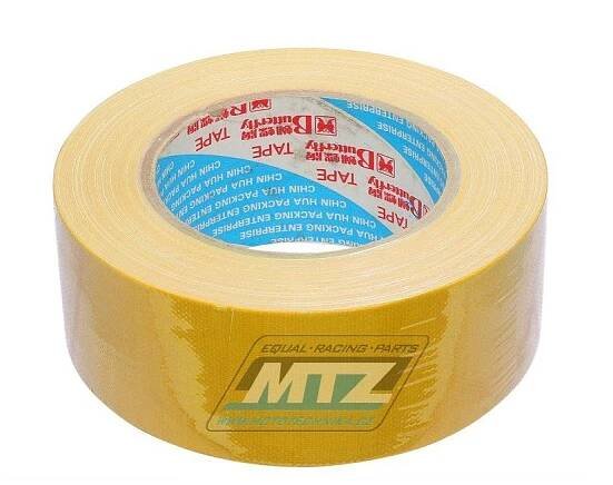 Páska americká (páska textilní Duct Tape) - 48mm x 50m - žlutá | MTZ Mototechnika motodíly