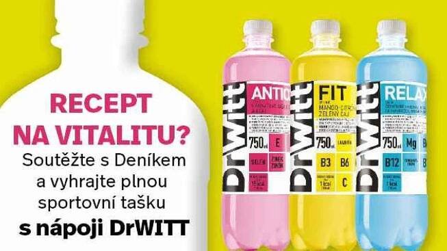 Soutěžte s Deníkem o minerální vody plné vitaminů DrWITT!